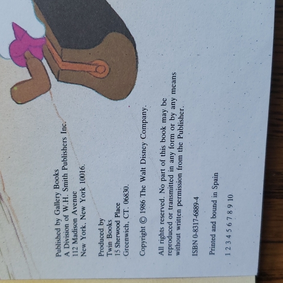 Vintage Disney's Pinocchio Large Hardcover Children's Book - Picture 5 of 7